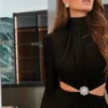 Rochie midi Ely, Negru