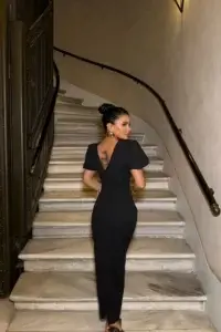 Rochie midi Grace, Negru