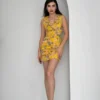 Rochie mini Hana, Galben