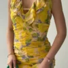 Rochie mini Hana, Galben