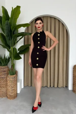 Rochie mini Mya, Negru