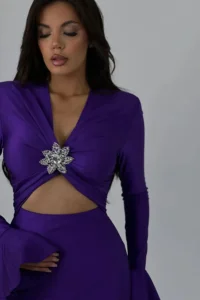 Rochie midi Nelly, Mov