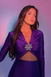 Rochie midi Nelly, Mov