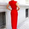 Rochi midi Evelyn, rosu