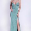 Rochie maxi Amira, Verde