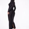 Rochie midi Flossie, negru