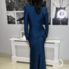 Rochie lunga Scarlet turcoaz