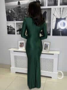 Rochie lunga Scarlet verde