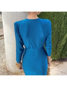 Rochie midi Eva, albastru