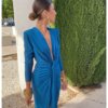 Rochie midi Eva, albastru