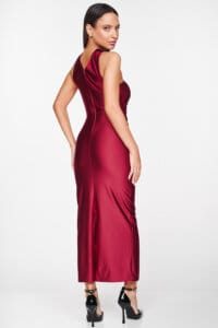 Rochie midi Serena burgundy