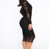Rochie midi Siena, negru