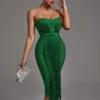 Rochi midi Silvie, Verde