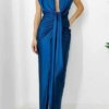 Rochi midi Evelyn, albastru