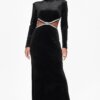 Rochie lunga, Emma negru