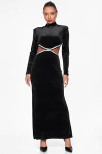 Rochie lunga, Emma negru