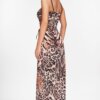 Rochie lunga Ilona, animal print