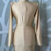Rochie midi Nova, Auriu