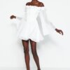 Rochie mini Mira, alba