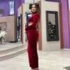 Rochie midi Emma, Rosu