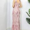Rochie maxi Alma, Roz