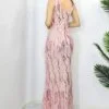 Rochie maxi Alma, Roz