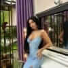 Rochie maxi Kim, Albastru