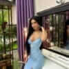 Rochie maxi Kim, Albastru