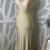 Rochie maxi Kim, Crem