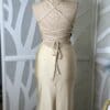 Rochie maxi Kim, Crem