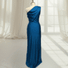 Rochie maxi Athena, Albastru