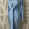 Rochie midi Nova, Albastru deschis