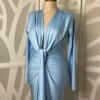 Rochie midi Nova, Albastru deschis