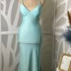 Rochie maxi Kim, Verde menta