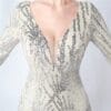 Rochie maxi Tessa, Bej