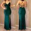 Rochie maxi Kim, Verde