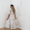 Rochie midi Josephine, Alb