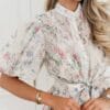 Rochie midi Josephine, Alb