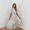 Rochie midi Josephine, Alb