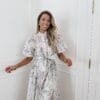 Rochie midi Josephine, Alb