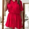 Rochie mini Tasha, rosu