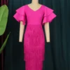 Rochie midi Eliana, Roz