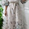 Rochie midi Lana, Crem