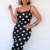 Rochie midi Leah, Negru