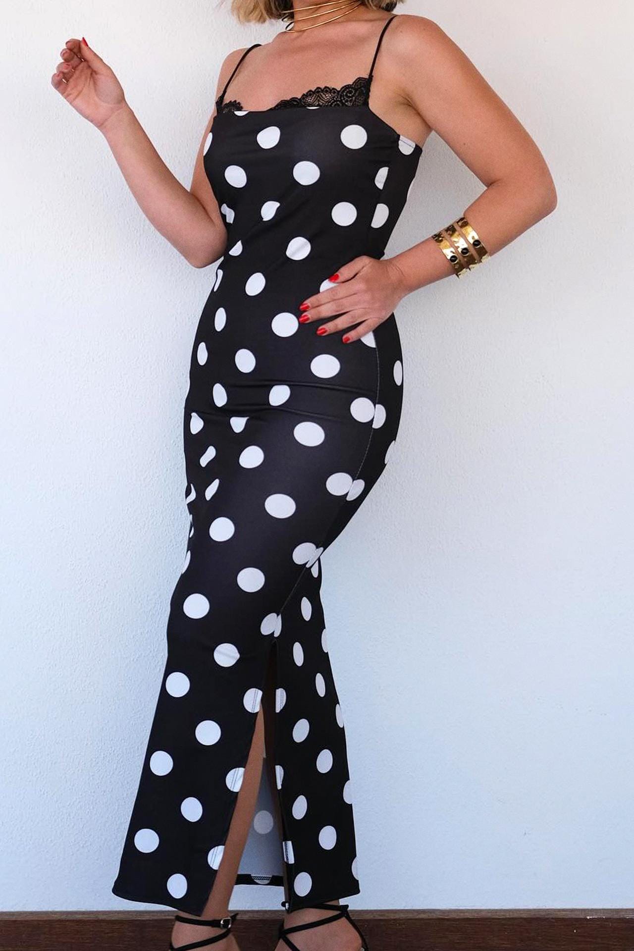 Rochie midi Leah, Negru