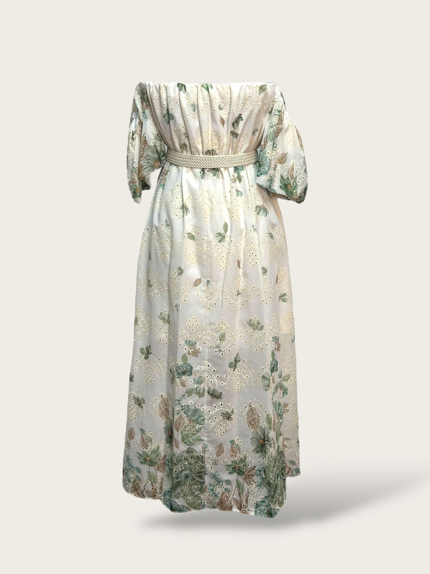 Rochie midi Lana, Crem