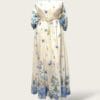 Rochie midi Lana, Crem