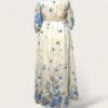 Rochie midi Lana, Crem