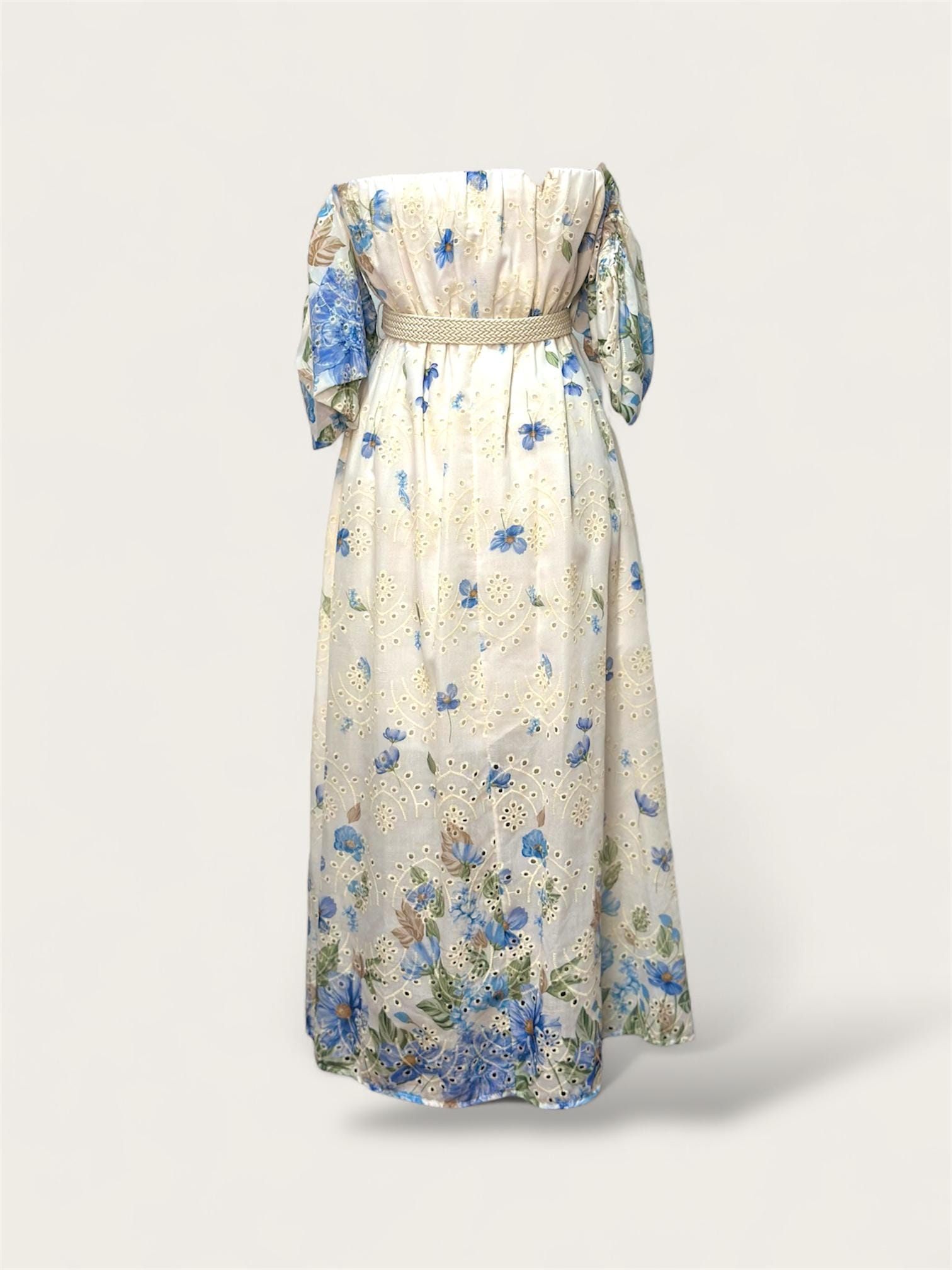 Rochie midi Lana, Crem