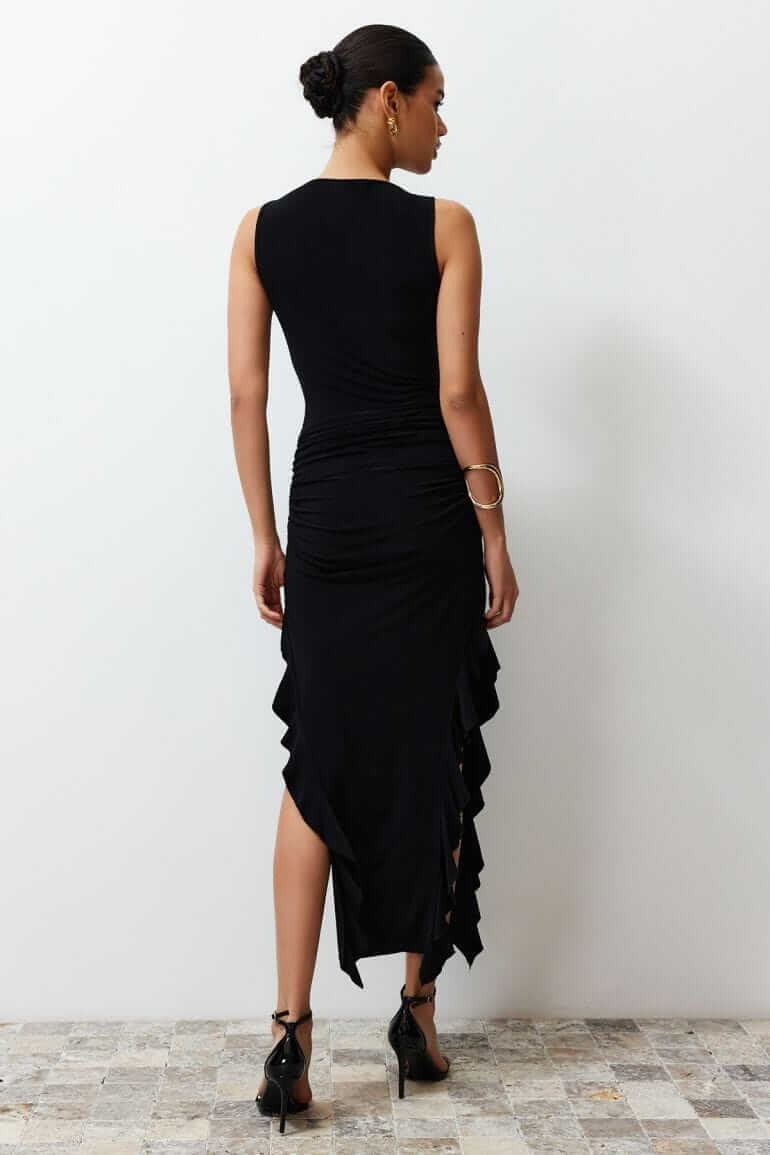 Rochie midi Hayley, Negru